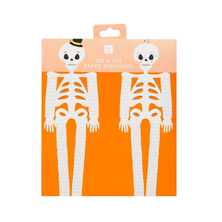Talking Tables USA - Wholesale Decal - Party Decorations - Halloween Skeleton Decorations | 2 Pack | Fall Decor |