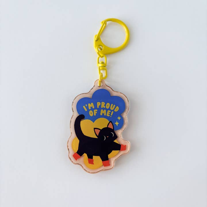 goyangii – wholesale Keychain – Unisex – Proud of Me Glitter Acrylic Keychain3