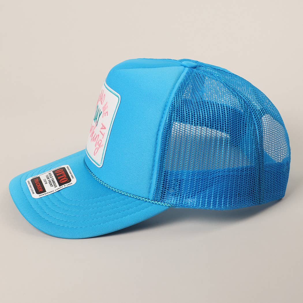 Fashion City - Vente Casquette de camionneur – unisexe - Casquette à filet avec écusson brodé "You Had Me At Day Drinking"8