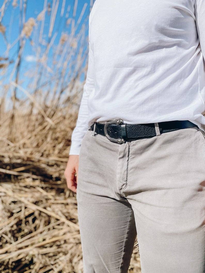 Christina Christi - Venta al por mayor Cinturón - Hombre - Cinturón Hebilla Plata Hombre6