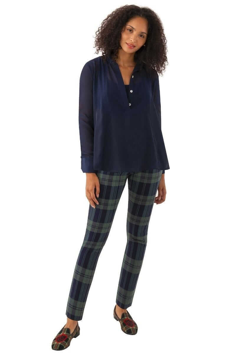 Gretchen Scott LLC - Wholesale Blouse - Women's - Chiffon Seamed Top9