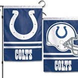 Drapeau de jardin double face NFL Indianapolis Colts 12 po x 18 po pour la vente par Majestic Sports
