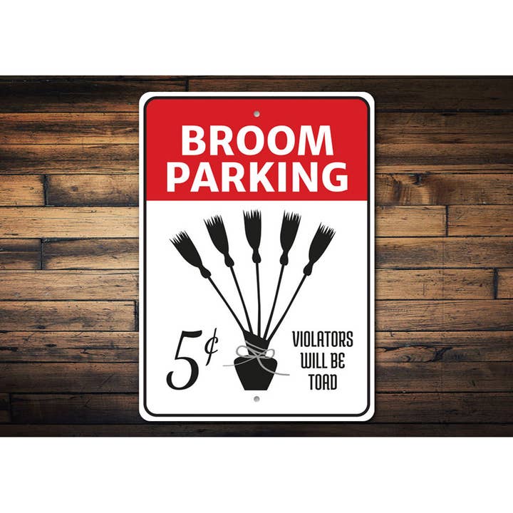 Lizton Sign Shop, Inc - Wholesale Sign - Broom Parking Witch Sign