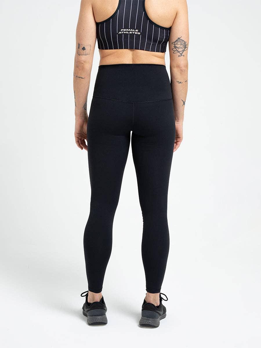 CREXANS – Großhandel Sport-/Lounge-Leggings – Damen – Athletic HW Leggings in Schwarz2