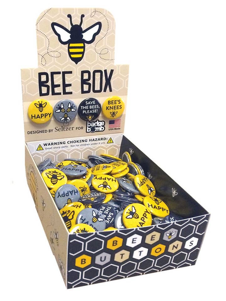 Scatola di distintivi Bee Box per la vendita all'ingrosso da parte di Incognito
