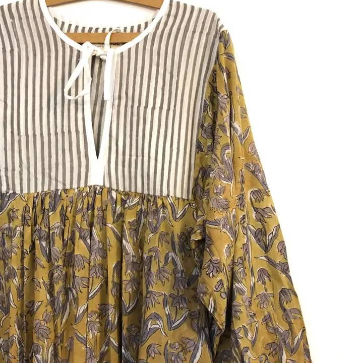 Annahmol - Wholesale Dress - Women's - Block Print Summer Dress