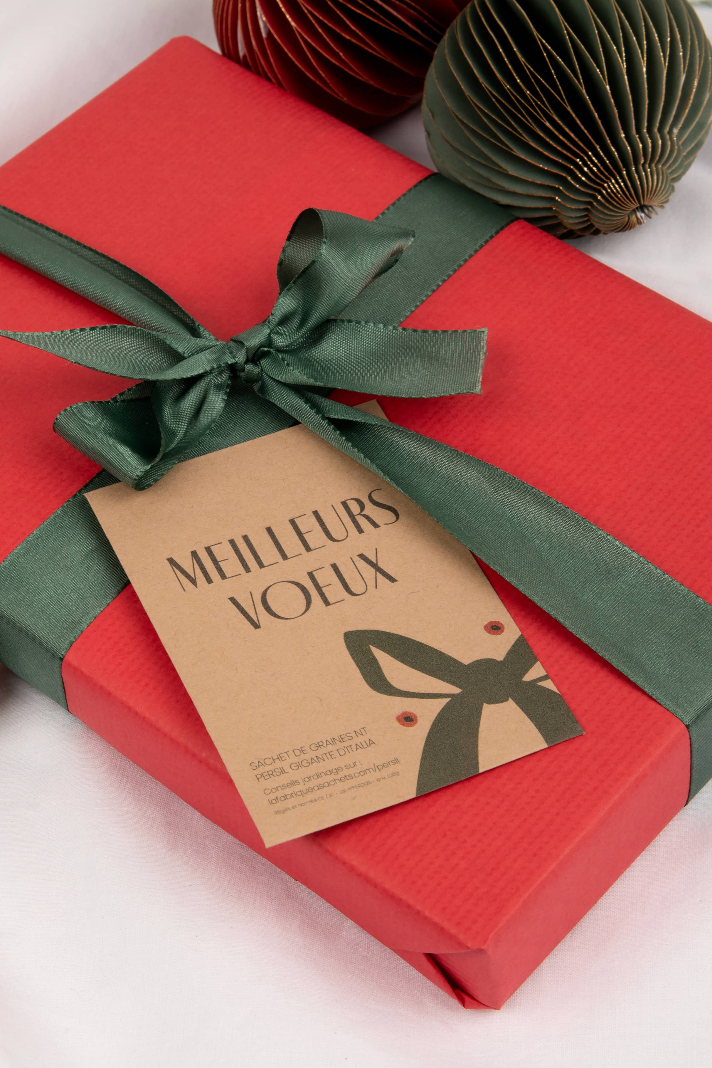 La Fabrique à Sachets - Wholesale New Year's Card - Best wishes - Parsley seed packet1