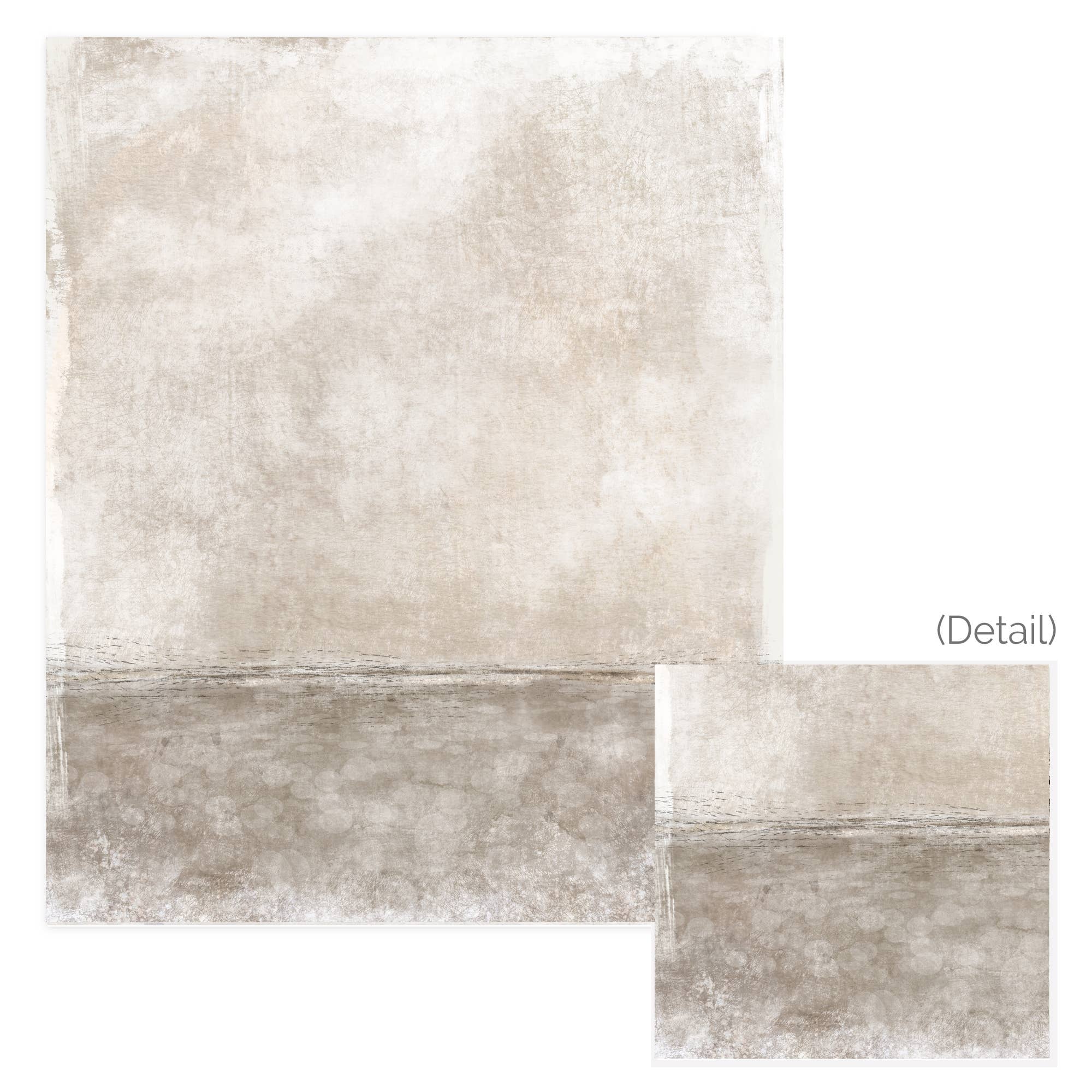 Jennifer Lorton Art - Vente Affiche d'art - Impression artistique Calm Seas - Abstrait monochrome neutre minimal2