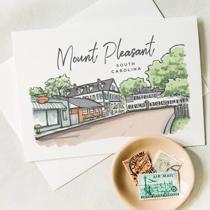 Texture Design Co – Cartão de saudação diária por atacado – O Monte. Cartão de felicitações agradável - Sherbet Streets1