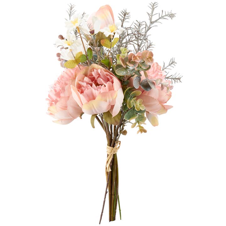 Primitives by Kathy - Wholesale Artificial Flowers - Pink Peony Mix Bouquet1