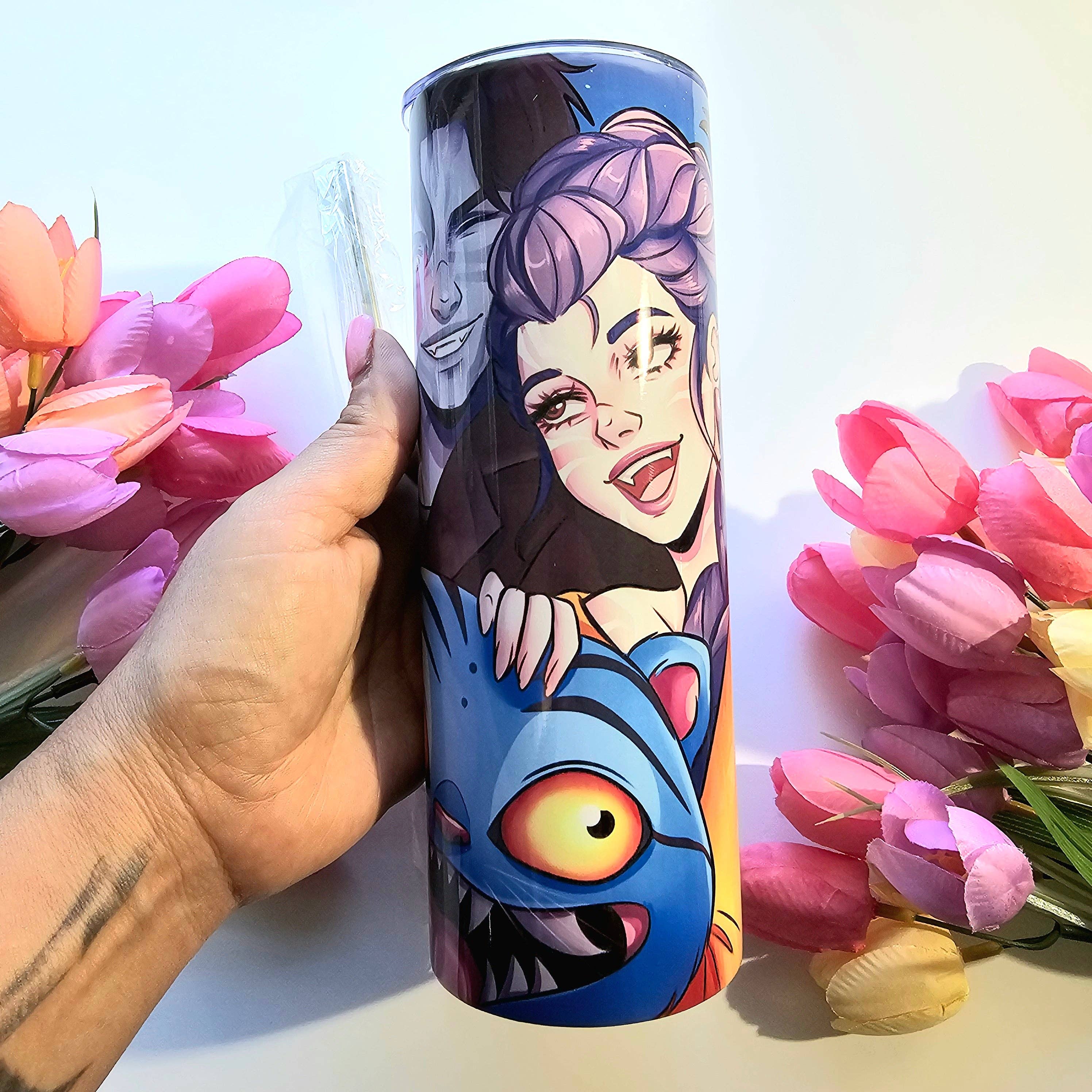 Jennyray illustrations - Vente Gourde/bouteille isotherme - Gobelet en acier inoxydable Kpop Cup1