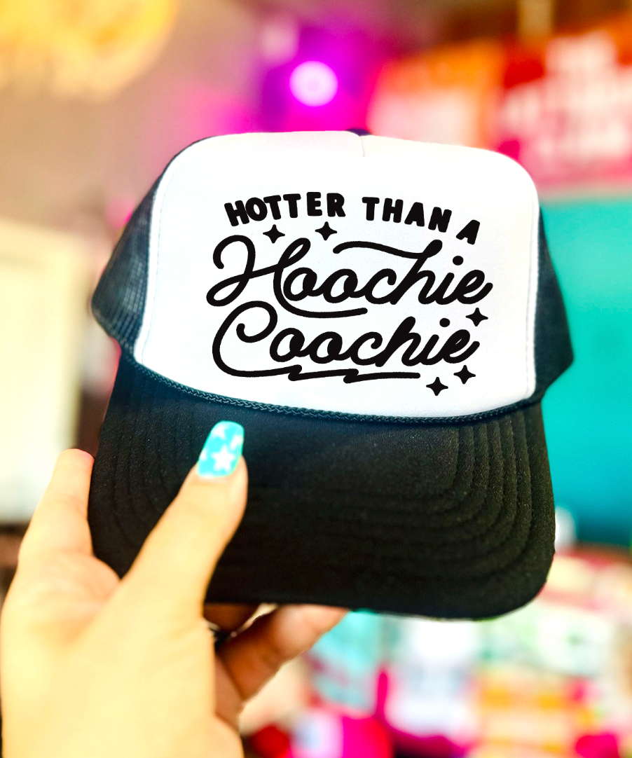 THE LATTIMORE CLAIM – wholesale Trucker hat – Women’s – Hotter Than A Hoochie Coochie Foam Otto Trucker - Multiple Colors6