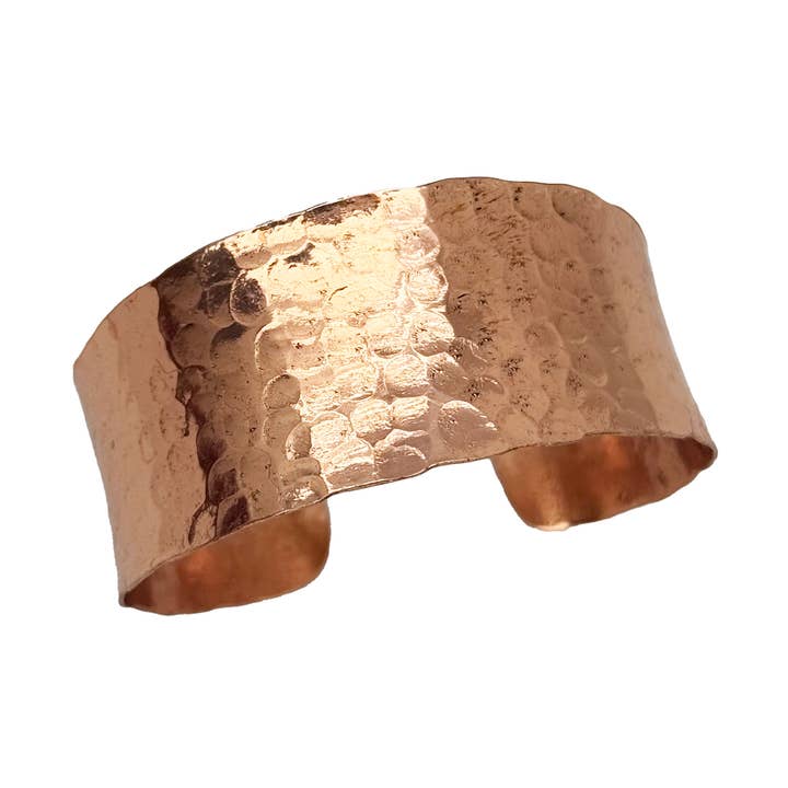 Anju Jewelry - Wholesale Cuff Bracelet - Handcrafted Copper Hammered Glow Pure Copper Cuff0