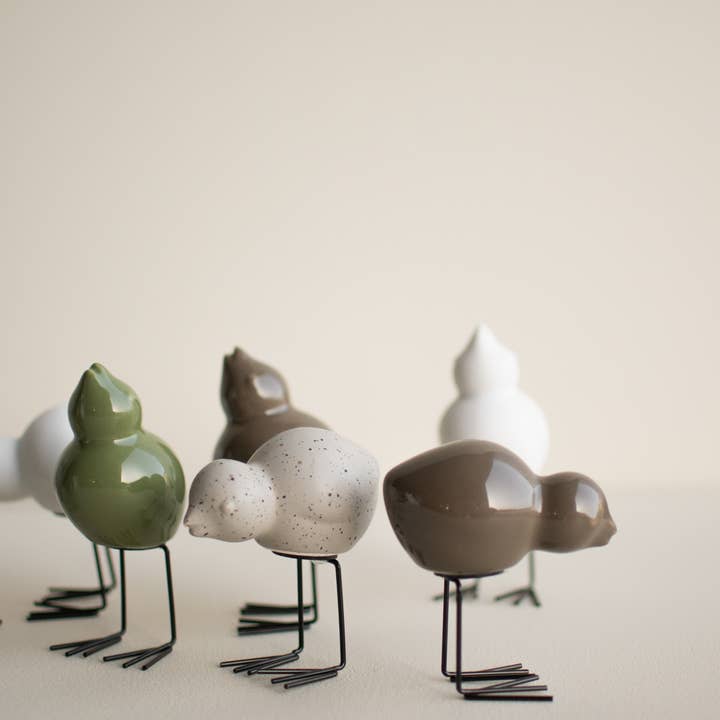 DBKD - Wholesale Decorative Figurine - SWEDISH BIRD (2-set) - shiny dust1