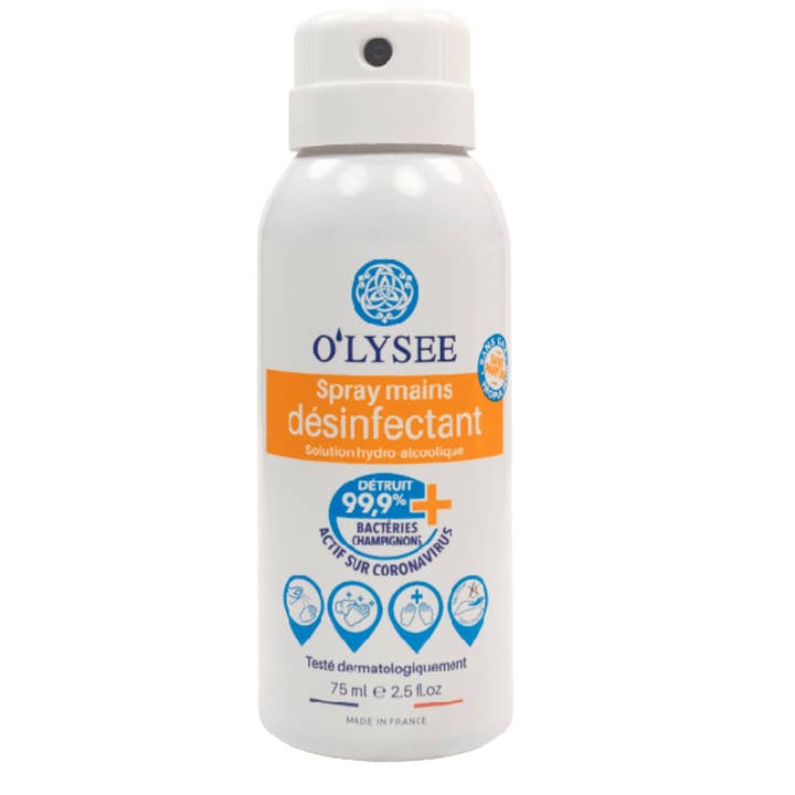 O'lysée - Vente Désinfectants pour les mains - Spray mains désinfectant 75ml