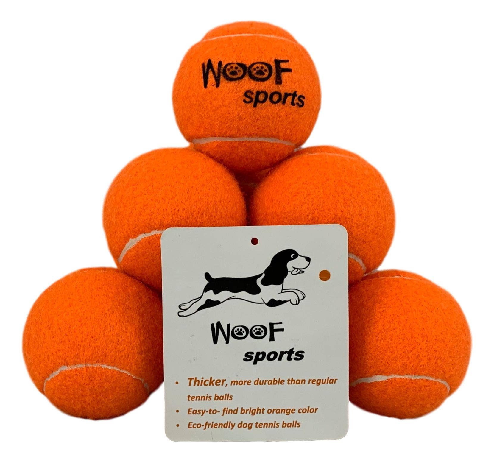 Woof Sports - Venta al por mayor Pelota - Perros - Pelotas de tenis para perros (12 pelotas por bolsa)1