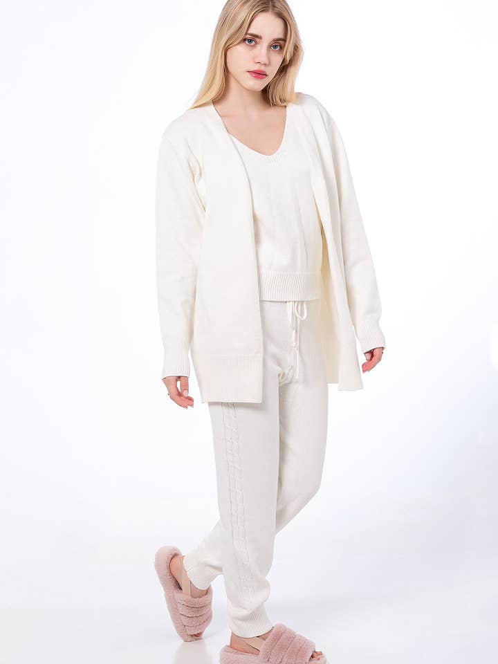 JNC RT (Jen & Co. Outlet) - Wholesale Lounge Set - Women's - LW1055 Monroe Cardigan/Jogger Set4