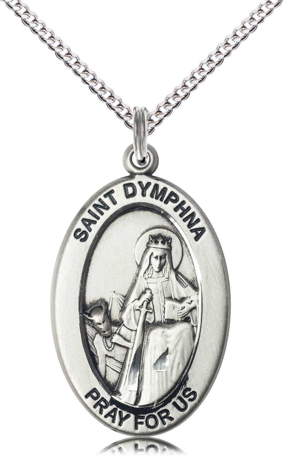 Tony’s Jewelry - Wholesale Pendant/Charm Necklace - Saint Dymphna Pendant0