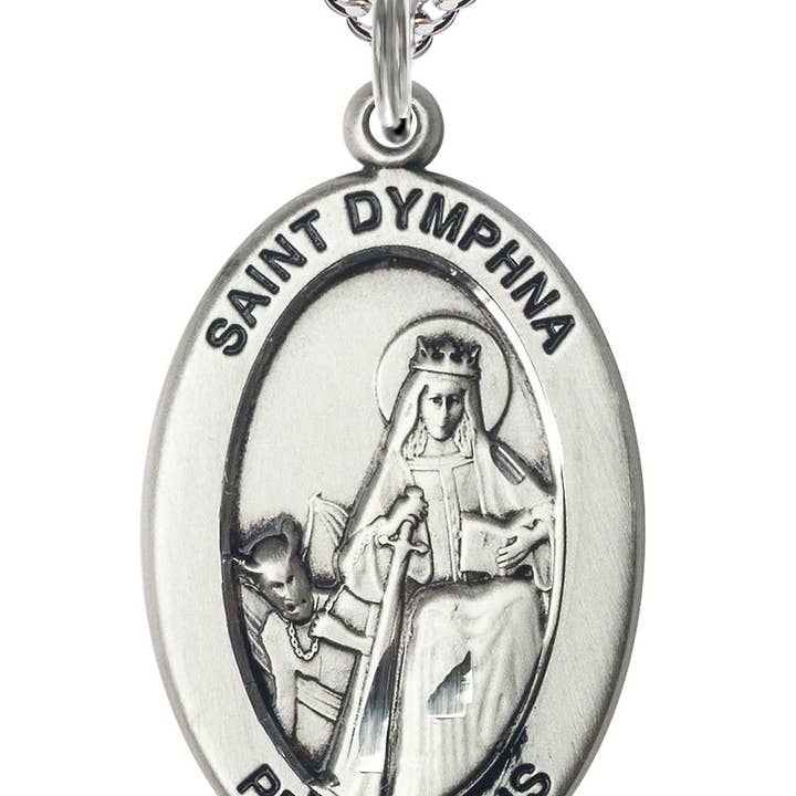 Tony’s Jewelry - Wholesale Pendant/Charm Necklace - Saint Dymphna Pendant0