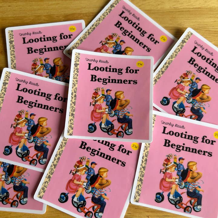 Snarky leest "Plunderen voor Beginners" voor wholesale door Lemonsgrace Designs