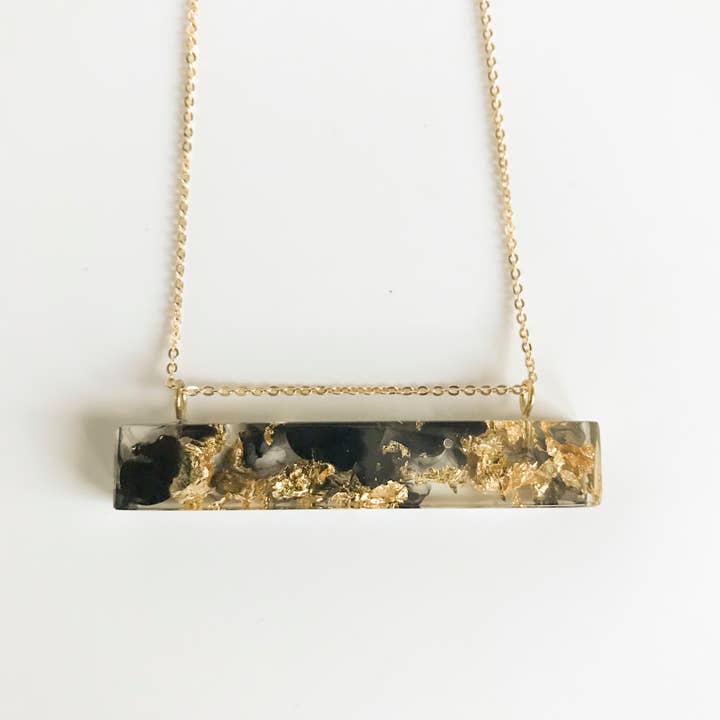 Eco-Resin Cast MD Palito Charm Necklace for wholesale by Belart Fair Trade