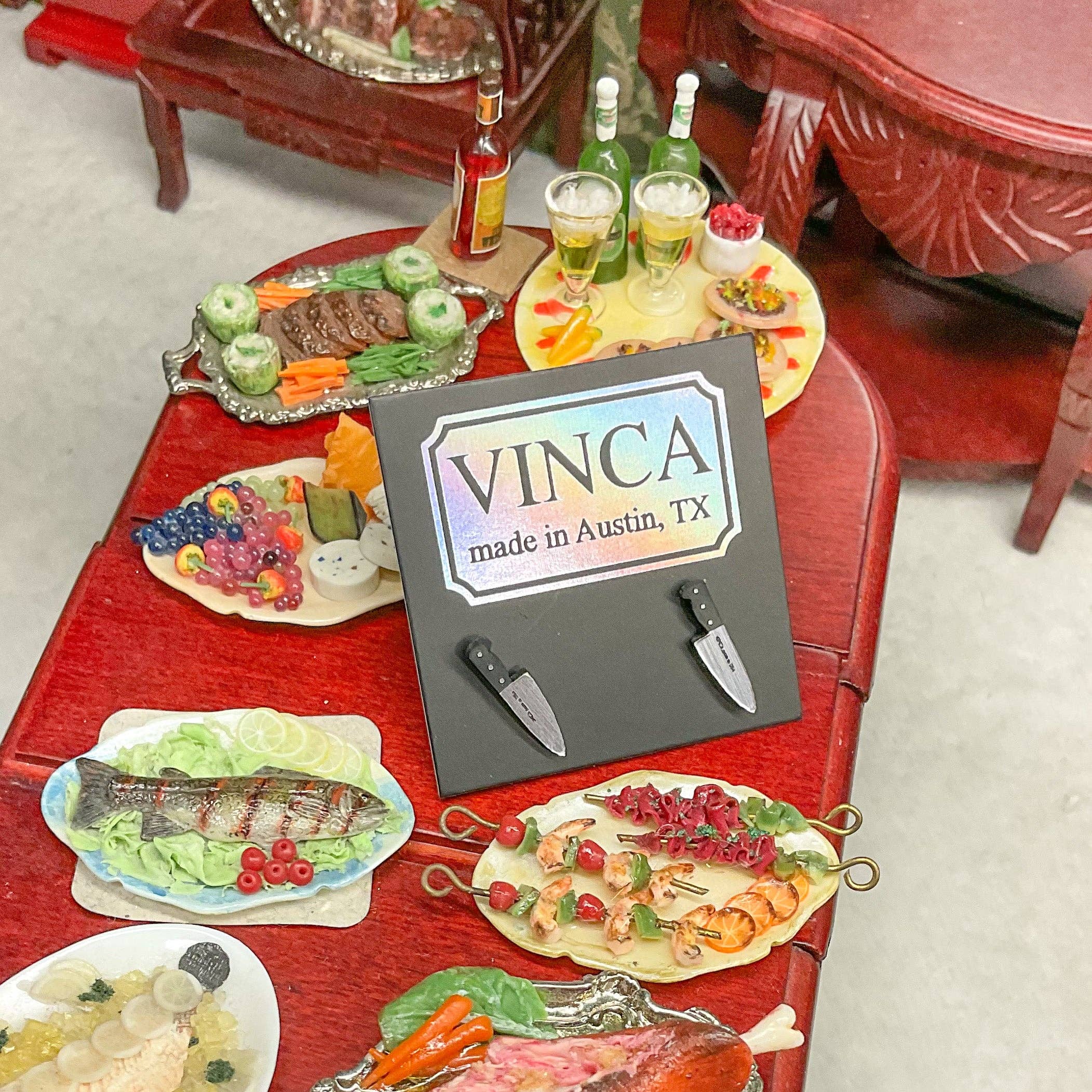 Vinca - Vente Clous d'oreille - Boucles d'oreilles couteau de chef minuscule 1/2" en argent3