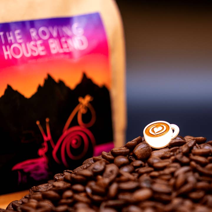 Cappuccino Cup | Coffee Club Enamel Pin for wholesale by The Roving House