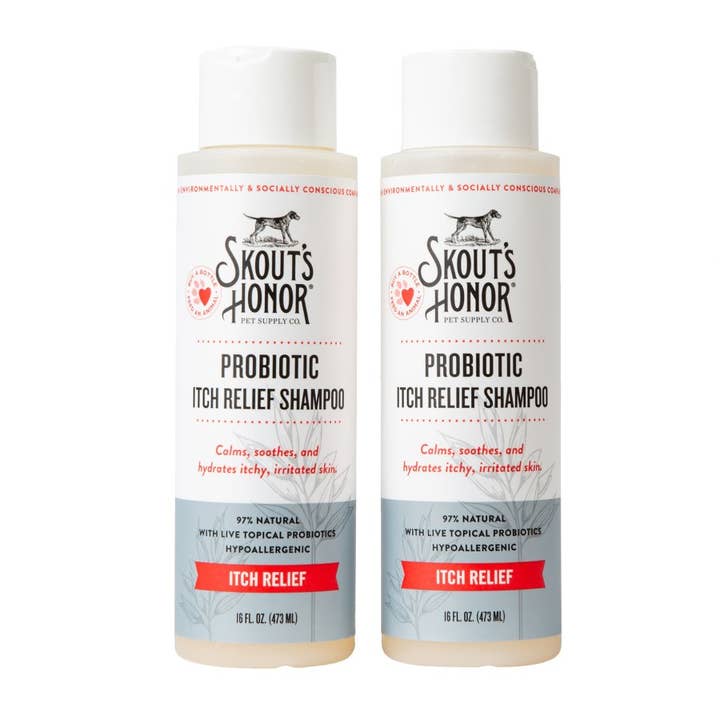 Pet Palette Distribution - Wholesale Pet Shampoo - Dog - Skout's Honor Probiotic Shampoo Conditioner Itch Relief 16oz