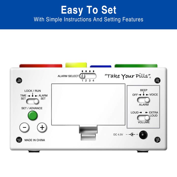 Medcenter Systems - Wholesale Pill Organizer - MedCenter 31-Day Pill Box Organizer – Large 4x Daily Case6