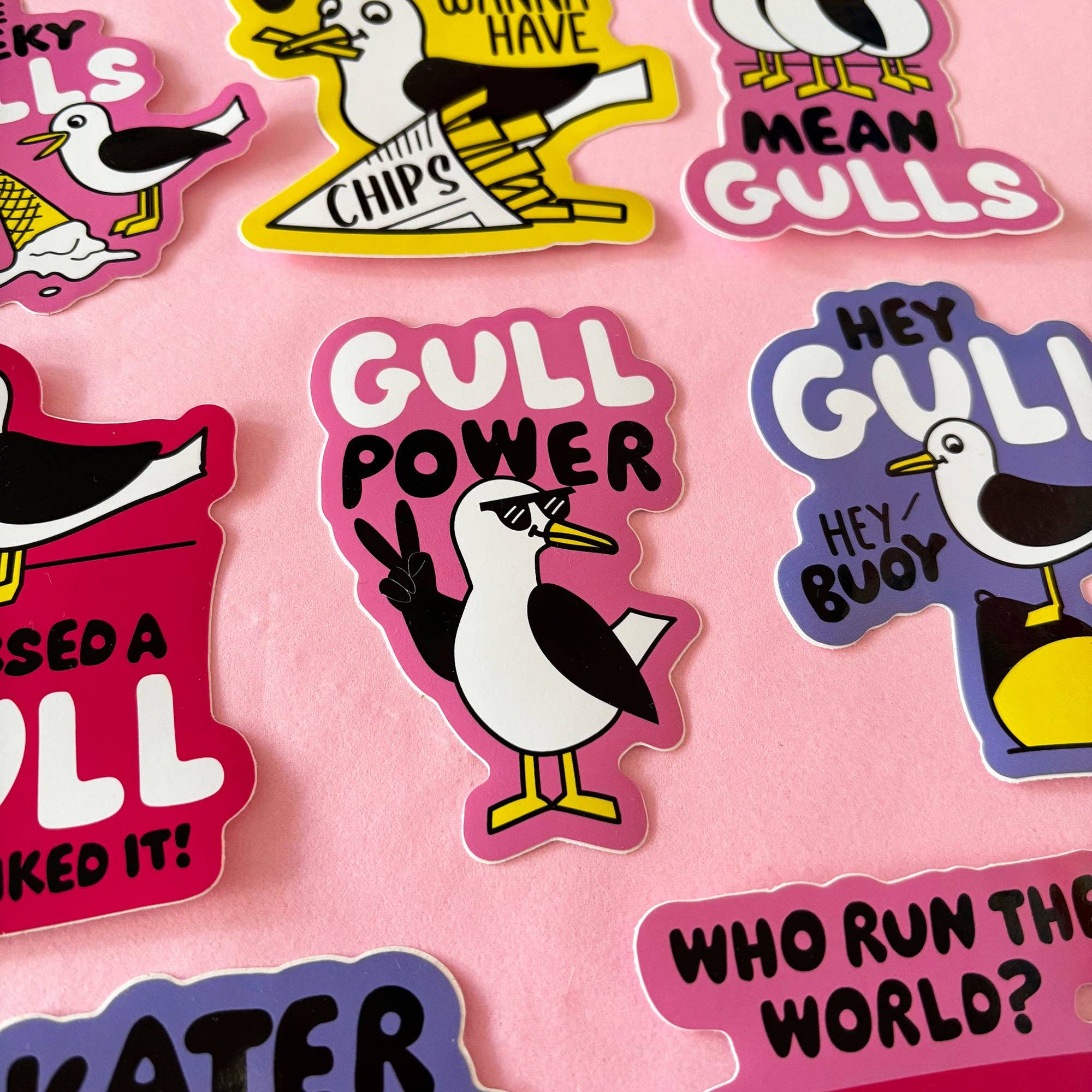 hello DODO - Wholesale Sticker - 80 Large Fun Gull Vinyl Stickers by hello DODO (8 Designs)1