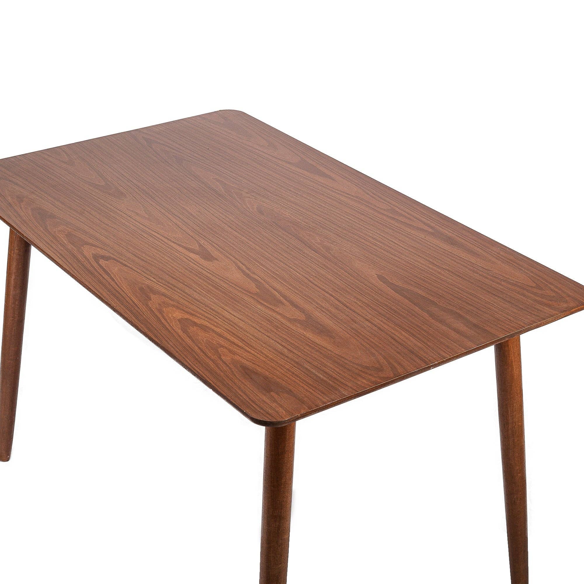 Nordlys - Wholesale Side Table - BONIFACIO 4-Person Rectangular Walnut Wood Dining Table7