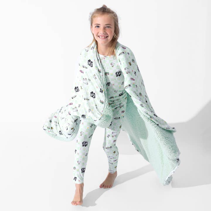 Bellabu Bear - Wholesale Sleepwear Set - Kids - Minecraft Sleep Repeat Bamboo Kids Pajamas4