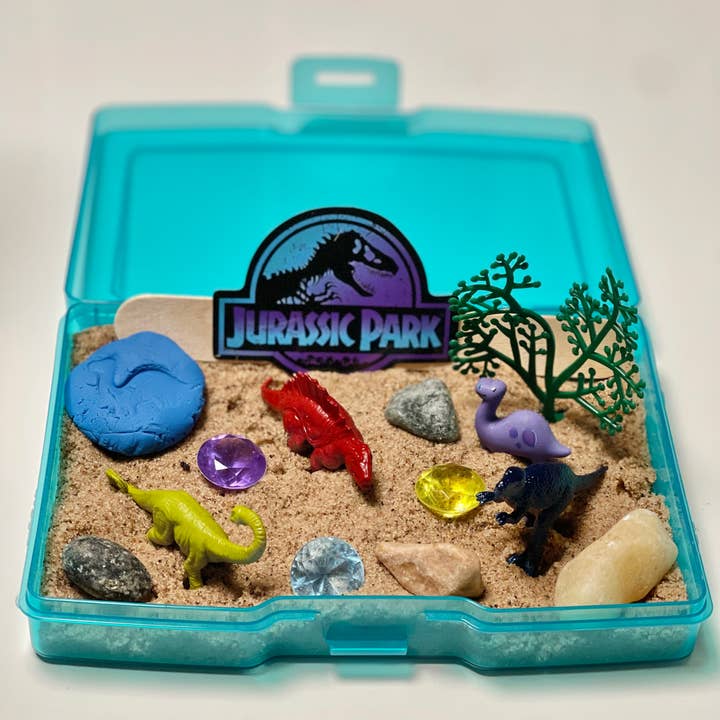Sweetest Fidgets – wholesale Toy set – Kids – Dinosaur Kinetic Sand Sensory kit