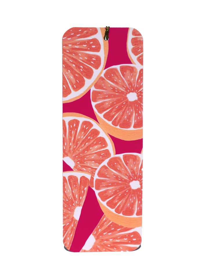 Grapefruit bookmark for wholesale by Lousurfacepattern