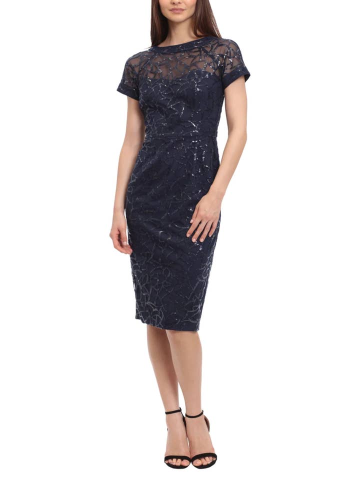 ASTRAL AURA Maggy London Sequined Dress - V-Cut Back for wholesale on Faire