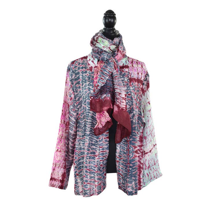 Dupatta Designs - Wholesale Coat - Women's - Silverstein Silk Dress Coat