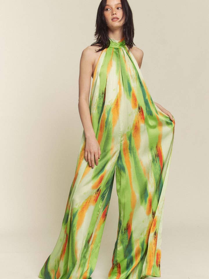 MACACÃO HALTER COM AS COSTAS LARGAS por atacado de Hers & Mine