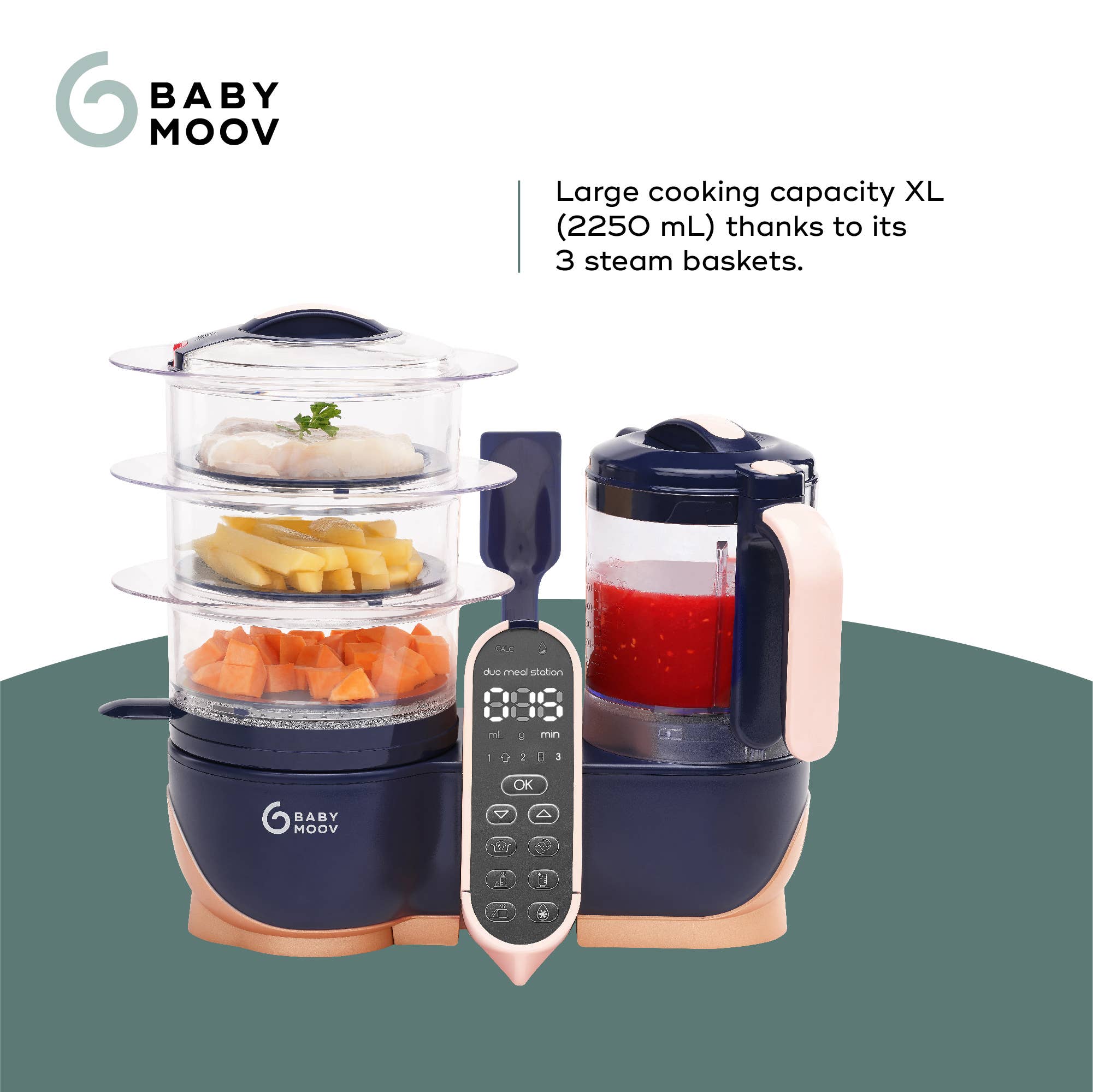 Babymoov - Wholesale Kitchen Appliance - Duo Meal Station XL - Large Capacity Food Processor3