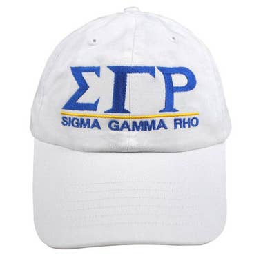 Sigma Gamma Rho Sorority Line Hat for wholesale by wholesalegreek