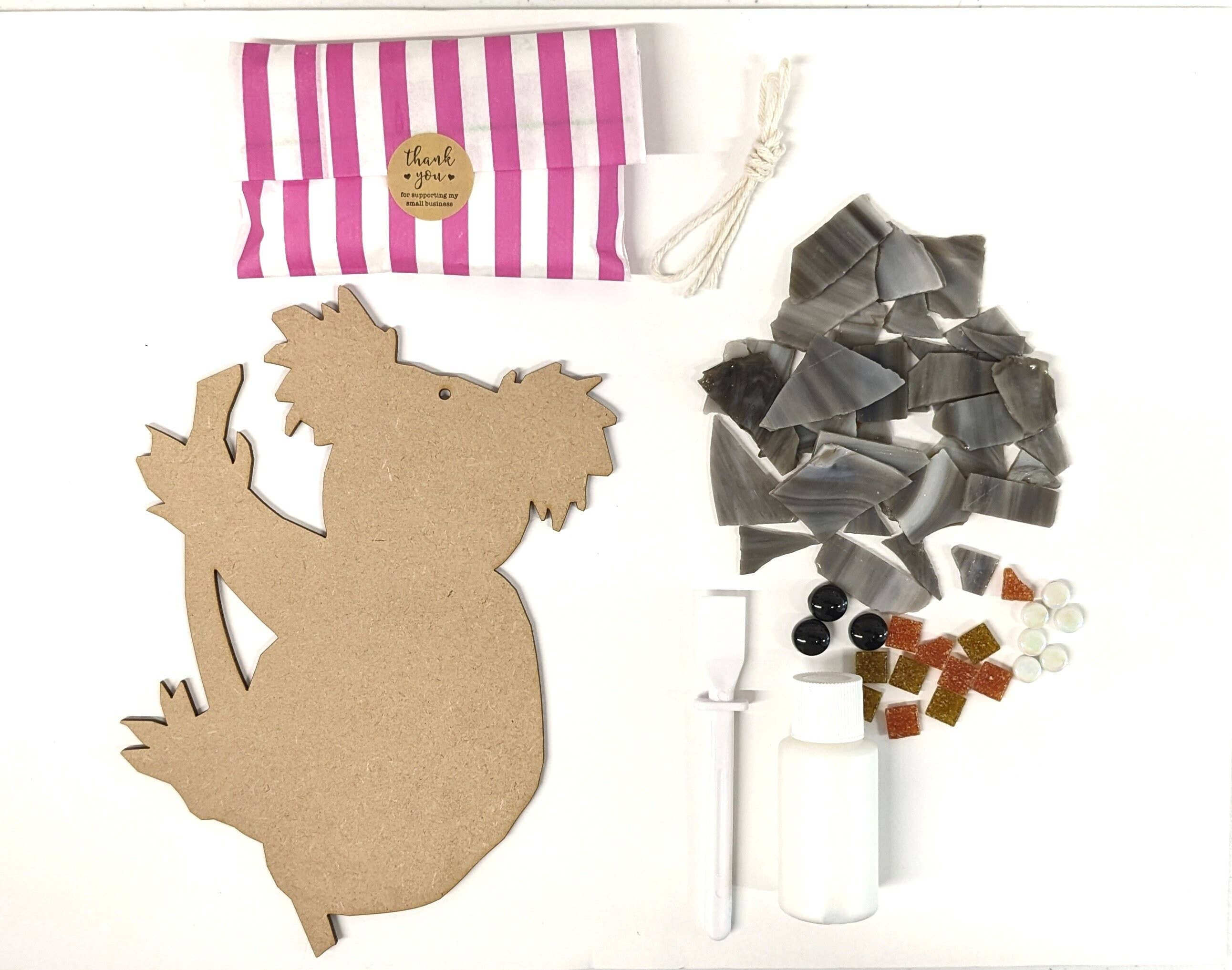 Montet Designs – wholesale DIY craft kit – Koala DIY Mosaic Kit, Craft Box3