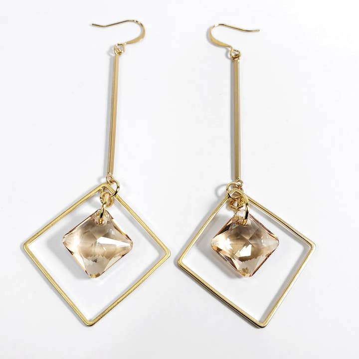 Golden Princess Geo øreringe for engroshandel hos Verdier Jewelry