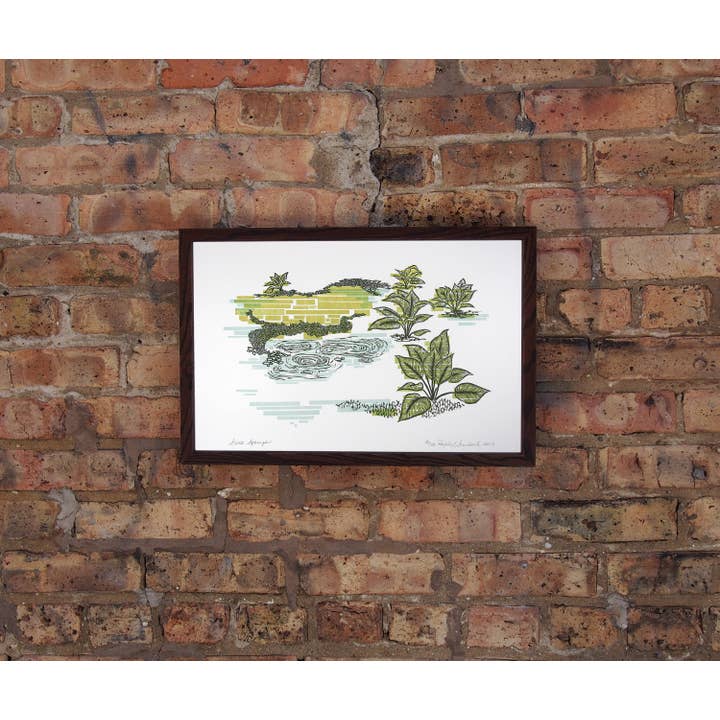 Current Location Press - Wholesale Art Print - Silver Springs - Limited Edition Letterpress Print3