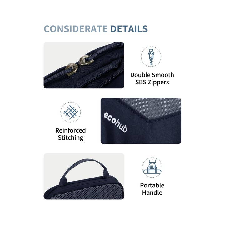 NARWEY INC - Wholesale Packing Cube - 4pcs Compression Packing Cubes, Suitcases Organiser Bag24