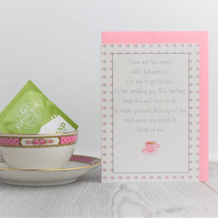 Tarjeta de felicitación Teabag - TEA-016 para venta al por mayor de Smith & Ross Designs