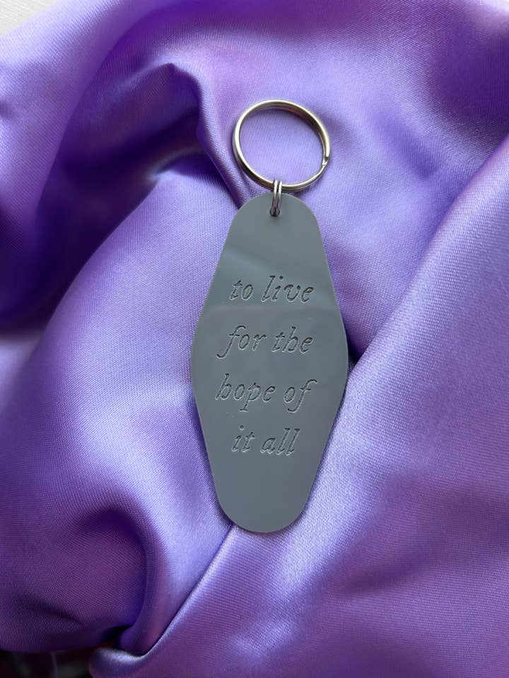 to live for hope of it all Keychain for wholesale by The Caid Co