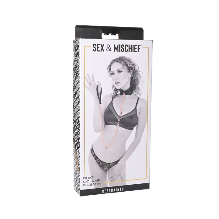 Sportsheets – Brinquedo sexual por atacado – Coleira e Trela Brat1