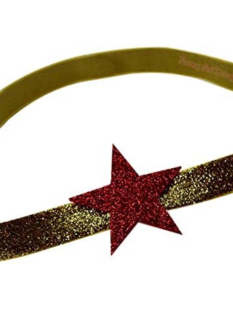 Diadema elástica inspirada en la mujer maravilla para bebé y niño pequeño para venta al por mayor de Funny Girl Designs