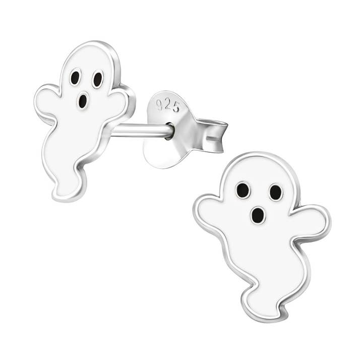 925 Sterling Silver Ghost Stud/Post Earrings for wholesale by Moonrise Jewelry