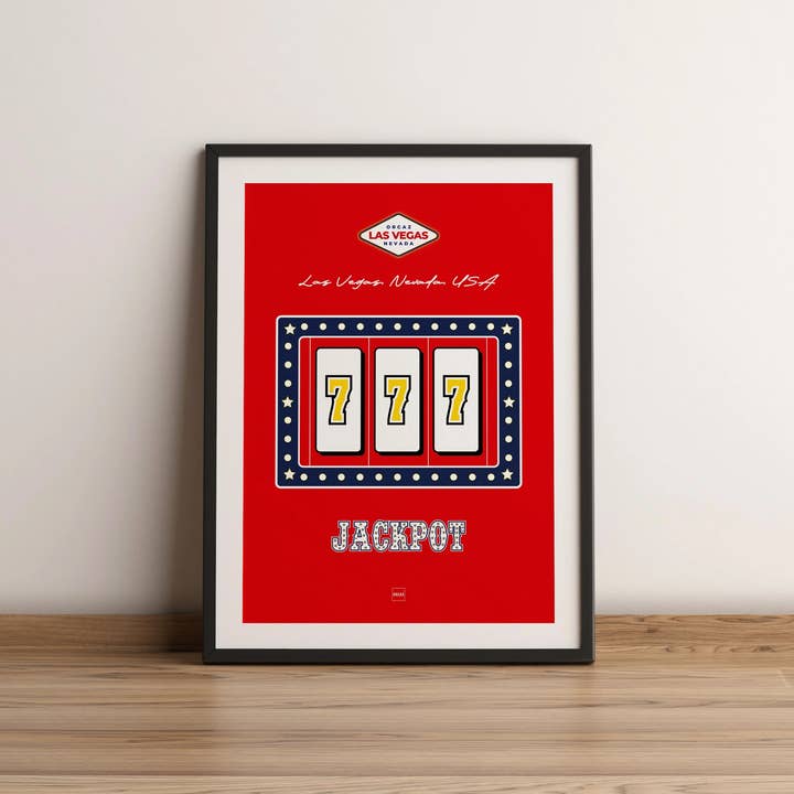 Poster - Jackpot (A4) voor wholesale door Orcaz Designs