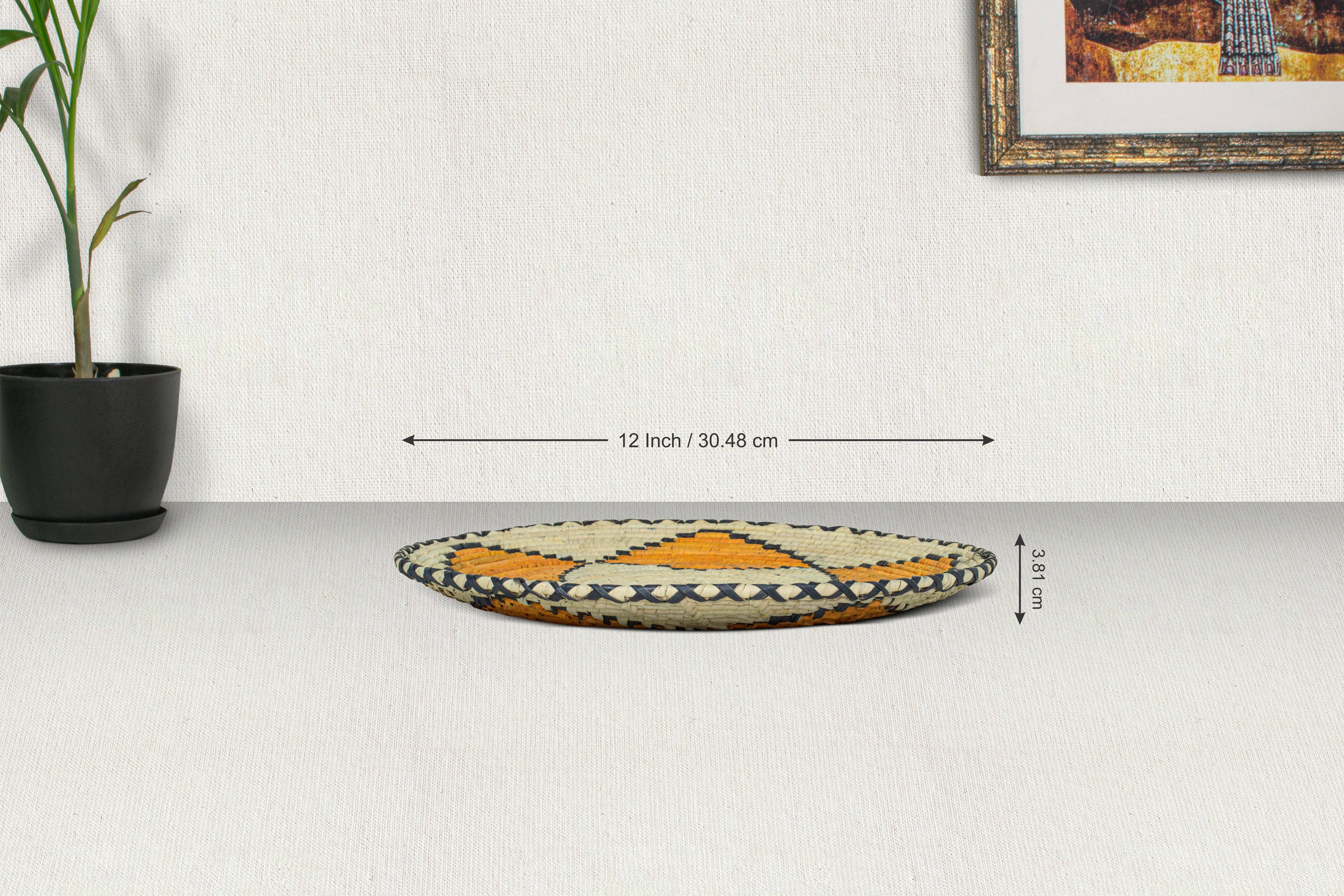 ArtisanalEmporiumLLC - Wholesale Basket - Five Ships Star Flat Basket 12-Inch PL-307-123